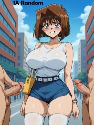 ai_generated happy huge_ass huge_breasts huge_cock sexy tea_gardner teenage_girl teenager yu-gi-oh!