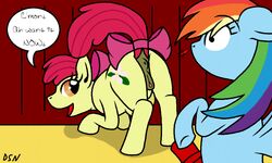 apple_bloom_(mlp) cutie_mark_crusaders dsninja friendship_is_magic my_little_pony rainbow_dash_(mlp) smooth_skin