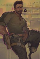 alex_keller bara big_balls big_penis bulge call_of_duty call_of_duty_modern_warfare clothing daddy holo_eden male male_only manly mature_male muscular_male