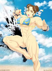 alcoholrang chun-li elee0228 female female_only human muscular muscular_female solo street_fighter tagme