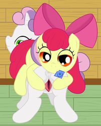 apple_bloom_(mlp) cutie_mark_crusaders female feral friendship_is_magic multiple_females my_little_pony ohohokapi pony sweetie_belle_(mlp) yuri