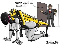 boston_dynamics breasts dogpill elon_musk netorare robot robot_dog robot_girl tesla tesla_bot