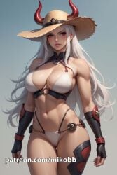 ai_generated bikini female female_focus female_only mikobb one_piece yamato_(one_piece)