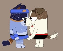 anthro bluey_(series) canid canine canis clothing domestic_dog duo hndrxx intersex intersex/male jack's_dad_(bluey) male mammal stripe_heeler underwear