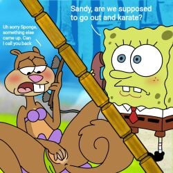 bikini brown_body buckteeth female fingering furry male masturbation nickelodeon on_phone parody pussy sandy_cheeks spanky15 sponge spongebob_squarepants spongebob_squarepants_(character) squirrel talking_to_another underwater