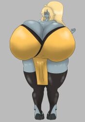 alien_girl gigantic_breasts smuggerssmuggs tau thick_thighs warhammer_40k