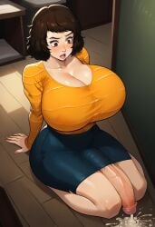 1futa 1futanari ai_generated big_breasts big_penis cum cum_pool futanari gigantic_breasts gvukub huge_breasts huge_cock long_penis persona persona_5 sadayo_kawakami