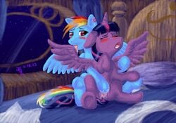 friendship_is_magic lunafyre my_little_pony rainbow_dash_(mlp) smooth_skin twilight_sparkle_(mlp)