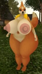 big_ass big_breasts breasts bubble_butt cleavage female ferialexonar floatzel huge_ass huge_breasts nipples pokémon_(species) pokemon pokemon_(species) tagme thick_thighs wide_hips