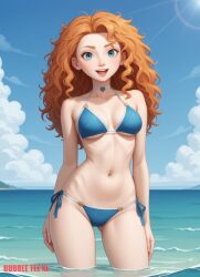 ai_assisted ai_generated anime_style brave cartoon girl merida red_hair