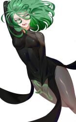 1girls 2d 2d_(artwork) 2d_artwork female female_focus female_only green_eyes green_hair msry1999 one-punch_man tagme tatsumaki