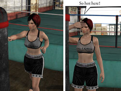 3d dead_or_alive female human mila_(doa) solo tagme tomboy