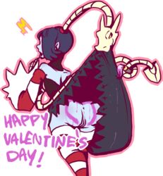 leviathan_(skullgirls) skullgirls squigly valentine's_day watermystic277