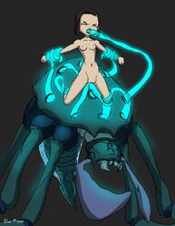 black_hair breasts closed_eyes code_lyoko double_penetration female folvo_mynox interspecies monster open_mouth oral penetration pussy rape restrained short_hair size_difference spread_legs tentacle vaginal_penetration x.a.n.a. yumi_ishiyama