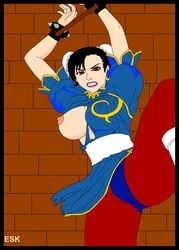 chun-li esk female female_only human pantyhose solo street_fighter tagme