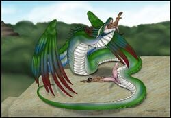 feral mythology necrodrone13 quetzalcoatl tagme vore