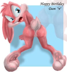 anthro babs_bunny buster126 female female_only fur furry mammal rabbit solo tagme tiny_toon_adventures uncensored