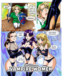 cell's_art link link_(ocarina_of_time) navi ocarina_of_time tagme the_legend_of_zelda translated vampire vampire_girl