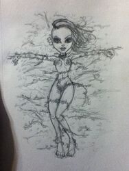 female monster_high tagme traditional_media_(artwork) venus_mcflytrap