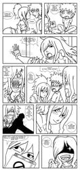 comic crossover erza_knightwalker erza_scarlet fairy_tail mattwilson83 monochrome naruto uzumaki_naruto