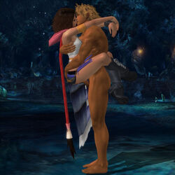 3d female final_fantasy final_fantasy_x final_fantasy_x-2 human male straight tagme tidus yuna