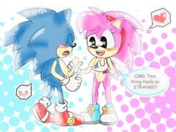 1boy 1girls 2013 amy_rose animal_ears anthro anthrofied black_eyes blush breast_squeeze breasts classic_amy_rose classic_sonic color female footwear fur furry furry_only handjob hedgehog inkbunny juno little_cartoon male naked nude pink_hair sega sex shoes short_hair sonic_(series) sonic_cd sonic_the_hedgehog sonic_the_hedgehog_(series) standing straight transparent_background uncensored video_games vulva