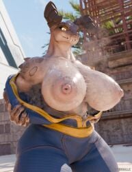 1girls 2024 3d 3d_model absurd_res anthro anthro_only bethesda_softworks big_breasts big_nipples bodily_fluids breasts cum cum_on_breasts deathclaw deathclaw_(vulgarvictor) eliesabeth_(vulgarvictor) fallout female female_deathclaw female_only genital_fluids guidugalle hi_res horn looking_at_viewer microsoft nipples non-mammal_breasts scales scalie solo steam sweat thick_thighs vulgarvictor wide_hipped_female