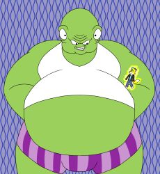 2boys belly big_belly dragon_ball dragon_ball_z fat guldo male_focus male_only oc