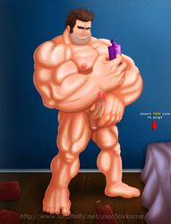 bara disney lovkuma lube male male_only penis ralph_(wreck-it_ralph) tagme wreck-it_ralph yaoi