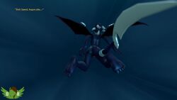 3d breasts cynder dragon drowning spyro_the_dragon underwater