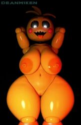 1girl 1girls 3d animated animatronic big_ass big_breasts bouncing_breasts child_bearing_hips completely_nude completely_nude_female dancing deanm1ken facing_viewer female female_only five_nights_at_freddy's fnaf furry glowing_eyes hip_sway huge_breasts looking_at_viewer meme music naked naked_female nude nude_female open_mouth phut_hon sharp_teeth shorter_than_30_seconds solo solo_female sound tagme thick_thighs tongue_out toy_chica_(fnaf) toy_chica_(love_taste) video wide_hips yellow_body
