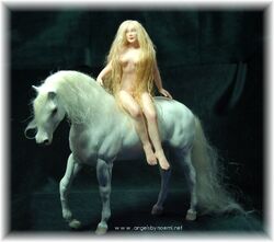 casual equine female feral history horse horseback_riding human lady_godiva medieval_england noe6 pale_skin tagme