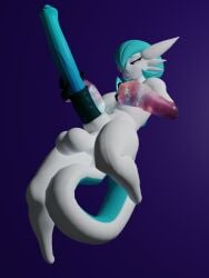 3:4 3d 3d_(artwork) animal_genitalia animal_penis anthro balls big_balls big_penis blender_(artwork) blender_cycles bonepie breast_fondling breast_play breasts digital_media_(artwork) equine_genitalia equine_penis floating fondling futanari gardevoir generation_3_pokemon genitals gynomorph hand_on_breast hi_res intersex looking_down masturbation nintendo penis pokemon pokemon_(species) simple_background solo tail tail_fetish tail_masturbation tail_play