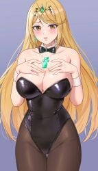 amayo_thranana breasts female female_only human mythra nintendo tagme thrananaart white_skin xenoblade_(series) xenoblade_chronicles_2