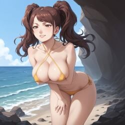 ai_generated civitai erect_nipples kujikawa_rise large_breasts leaning_forward nipples persona seductive thighs