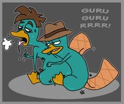 doofapus dr_heinz_doofenshmirtz fur male male_only mammal monotreme multiple_males perry_the_platypus phineas_and_ferb platypus sex spug tagme yaoi