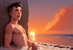 ai_generated conner_kent dc_comics male male_only solo superboy superboy_(conner_kent) superboy_(dcamu) superboy_(young_justice) tagme twink young_justice