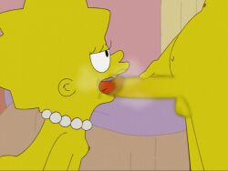 dick_sucking homer_simpson lisa_simpson naked_female nepwt penis penis_in_mouth the_simpsons underage yellow_body young