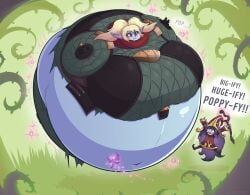 close_to_bursting deviantseiga inflation league_of_legends league_of_legends:_wild_rift lulu_the_fae_sorceress poppy ready_to_pop spherical_inflation tagme