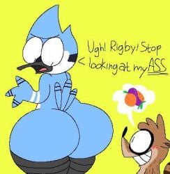 alexdogg_72 ass ass furry mordecai_(regular_show) regular_show rigby_(regular_show) tagme