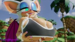 3d 3d_model bat cum female huge_breasts lordpyro9 mobian mobian_(species) mobian_bat nottanj rouge_the_bat rouge_the_bat_(nottanj) rouge_the_rider sega sonic_(series) sonic_adventure_2 sonic_the_hedgehog_(series) sports_bra sportswear