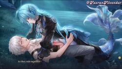 anime_style big_muscles big_penis cock femboy frottage frotting gay gay_sex mermaid mermaid_tail noctilucent noctilucent_yve patreon patreon_reward tagme twink video yve yve_noctilucent