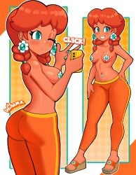 princess daisy from mario (series) by wiluma