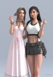 aerith gainsborough from final fantasy by aw-gazzam
