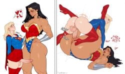 ai_generated amazon arms_behind_back artist_name athletic athletic_female bedroom_eyes big_ass big_booty big_breasts big_butt big_dick big_thighs bigger_female black_hair blonde_hair bodily_fluids bottomless breasts clothing cock comic comic_page curvaceous curvy curvy_female curvy_figure dark-skinned_female dark_skin dark_skinned_female dc dc_comics diana_of_themyscira diana_prince dick dickgirl dickgirl/female domination dominatrix duo duo_focus english english_text erection erection_under_clothes erection_under_skirt fat_cock female female_on_futa femalesub femsub full-package_futa full-package_futanari futa_cock futa_is_smaller futa_on_female futa_penetrating futa_with_female futadom futanari futanari/female grabbing_another's_breast hand_on_hip hard_sex heart_symbol height_difference hi_res highres huge_ass huge_cock human human_female imminent_penetration imminent_sex justice_league kara_zor-el large_ass large_breasts large_butt large_thighs larger_female leg_up leg_up_sex light-skinned_futa light-skinned_futanari light_skin looking_at_another looking_at_partner mature_female mixucker moaning motion_lines muscular muscular_arms muscular_female muscular_legs nervous nervous_smile on_back open_mouth penetration penis plap_(sound) pussy red_cape self_upload shiny_skin simple_background size_difference skirt small_dom_big_sub smaller_futa sound_effects spread_legs stable_diffusion standing strong_legs superman_(series) taller_female text thick_legs thick_thighs twitter_username vaginal_penetration vaginal_sex veins_on_cock veins_on_dick veins_on_penis veiny_penis voluptuous watermark wide_hips wonder_woman wonder_woman_(series)