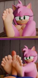 amy rose from sonic (series) by twintails3d