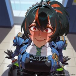 zhu yuan from zenless zone zero by mnemosynekoto