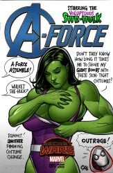 she-hulk from marvel by frank cho
