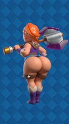 evolution valkyrie (clash royale) from clash (series)