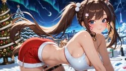 1girls after_masturbation after_vaginal ai_generated alcohol all_fours asking_for_it asking_for_sex beautiful beautiful_female beautiful_girl black_thong blue_eyes brown_hair brunette_female brunette_hair cat_ears catgirl christmas christmas_clothing christmas_decorations christmas_lights christmas_ornaments christmas_outfit christmas_present christmas_tree city city_background city_lights cityscape comfy condom_wrapper cum cum_on_breasts cum_on_thighs d.va dark_blue_eyes female fishnets imminent_masturbation indoors long_hair medium_breasts mirresex night night_sky on_knees overwatch presents pretty pretty_face pretty_girl see-through_clothing surrounded_by_christmas_presents tag_panic wavy_hair white_stockings white_thighhighs wish_that_was_me wrong_tags